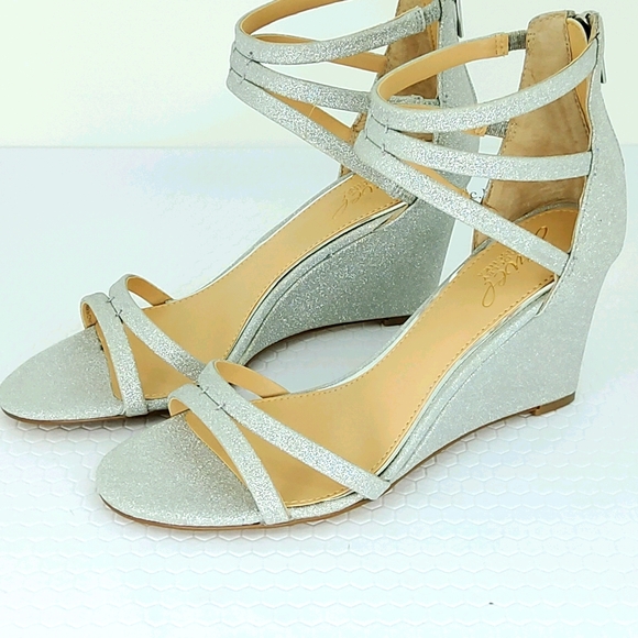 Jewel BADGLEY MISCHKA strapped wedge sandals - Picture 5 of 7